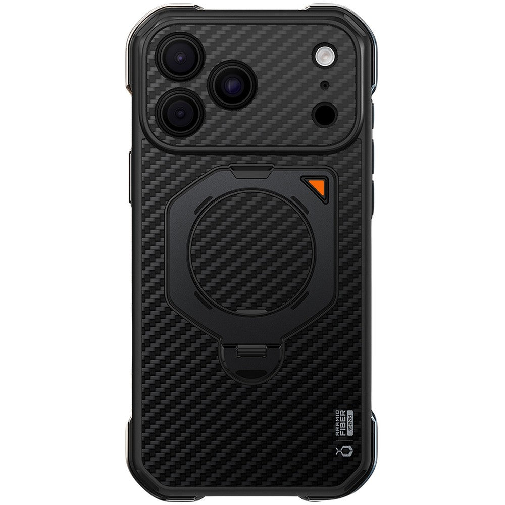 Handyhülle für iPhone 18 Pro Max / 17 Pro Max, Supcase UB Aero Mag Aramid (CC) mit MagSafe, Schwarz (10/12)