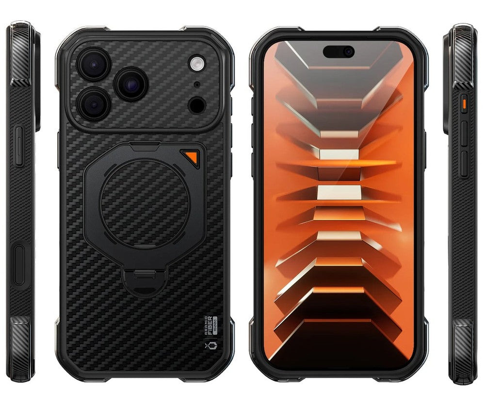 Handyhülle für iPhone 18 Pro Max / 17 Pro Max, Supcase UB Aero Mag Aramid (CC) mit MagSafe, Schwarz (12/12)