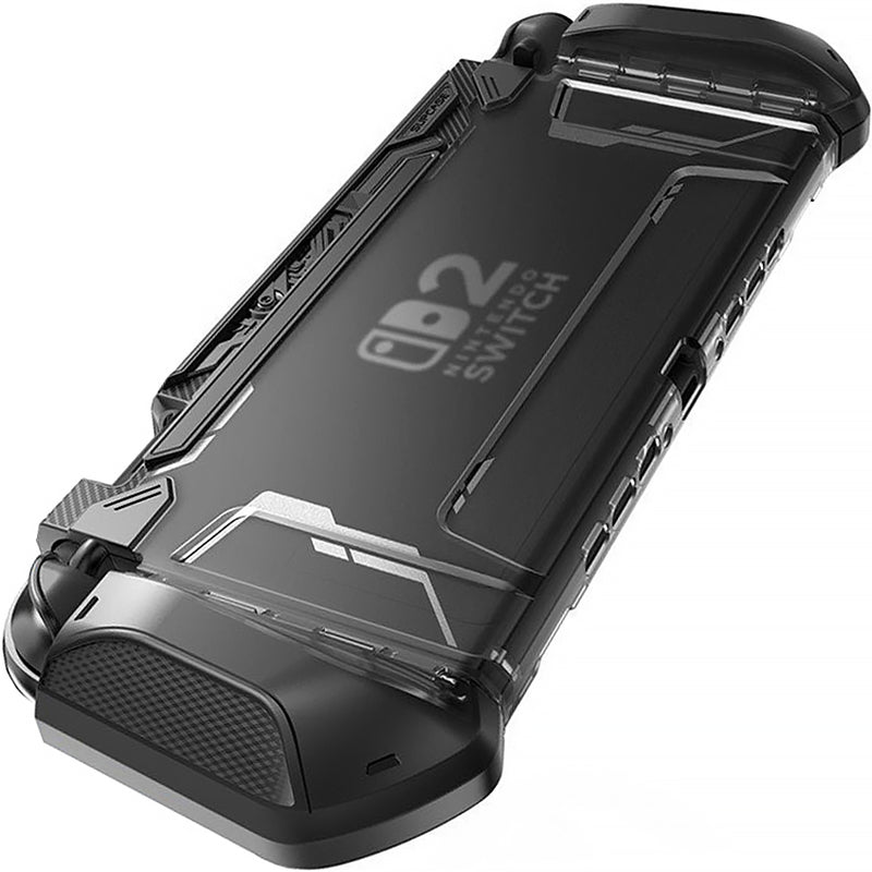 Schutzhülle für Nintendo Switch 2, Supcase Blade, Transparent-Schwarz