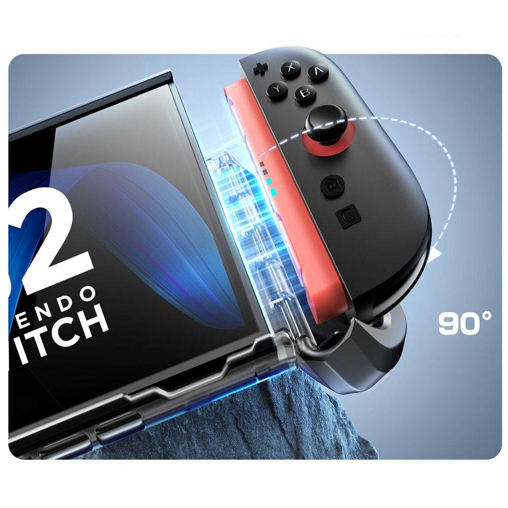 Schutzhülle für Nintendo Switch 2, Supcase Blade, Transparent-Schwarz