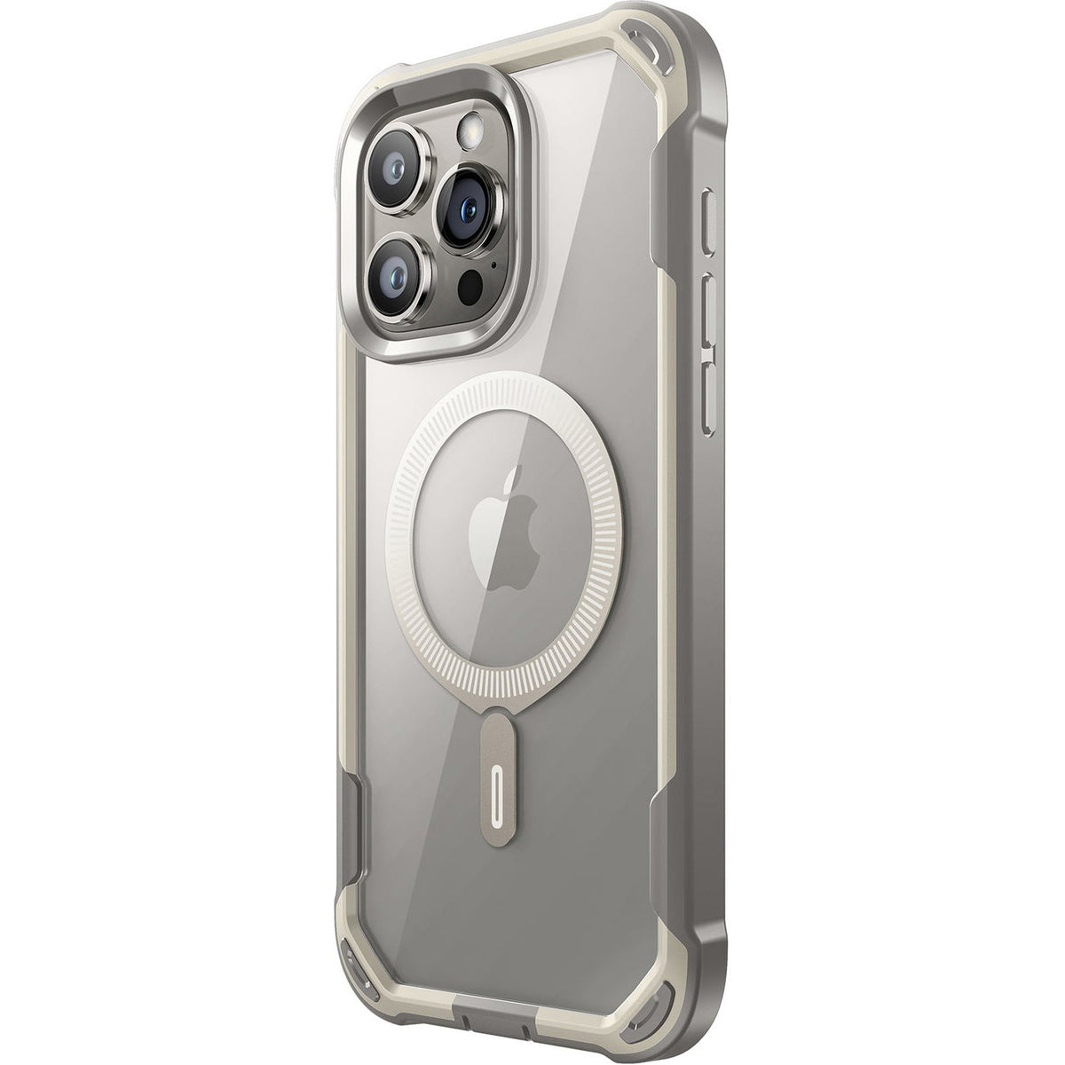 Schutzhülle für iPhone 15 Pro, Supcase i-Blason Ares Mag SP für MagSafe, Grau