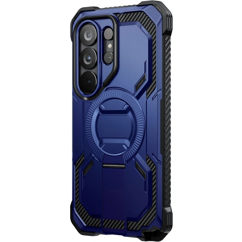 Handyhülle für Galaxy S26 Ultra, Supcase i-Blason Armorbox Mag KickStand Clip SP mit MagSafe, Dunkelblau