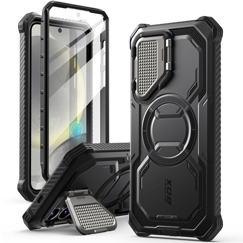 Handyhülle für Galaxy S25 Plus, Supcase i-Blason Armorbox Mag SP für MagSafe, Schwarz
