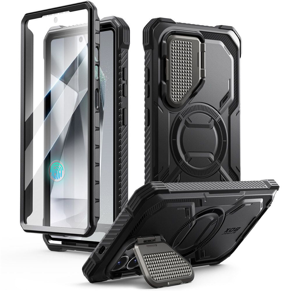 Handyhülle für Galaxy S25 Ultra, Supcase i-Blason Armorbox Mag SP für MagSafe, Schwarz