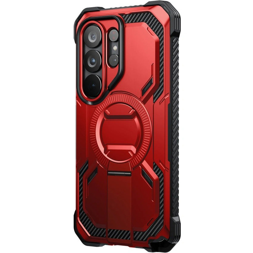 Handyhülle für Galaxy S26 Ultra, Supcase i-Blason Armorbox Mag KickStand SP mit MagSafe, Rot