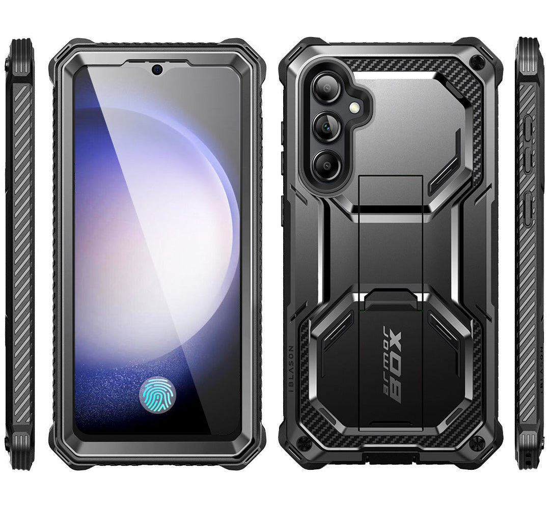 Handyhülle für Galaxy S24 FE, Supcase i-Blason Armorbox SP, Schwarz