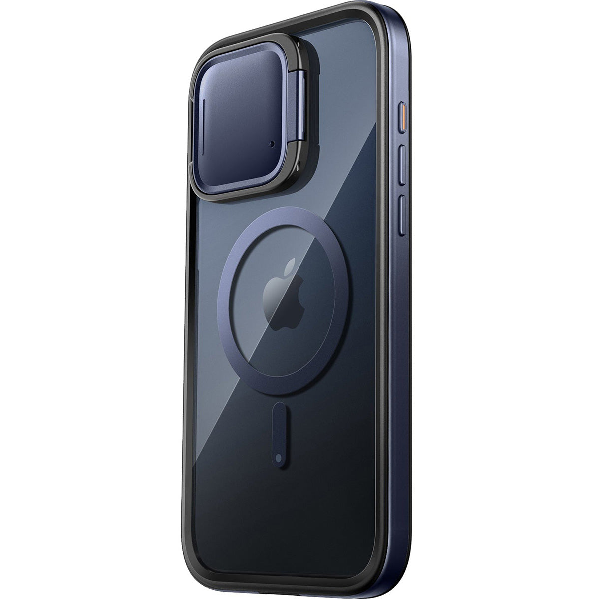 Schutzhülle für iPhone 15 Pro Max, Supcase i-Blason Shield Mag SP für MagSafe, Dunkelblau/Transparent