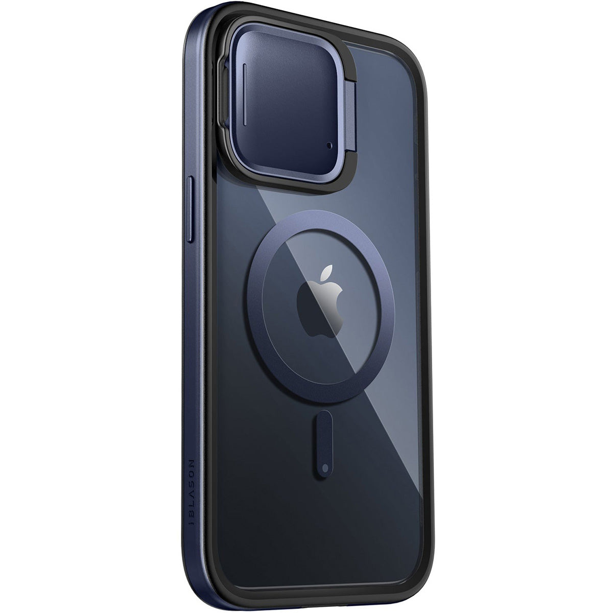 Schutzhülle für iPhone 15 Pro Max, Supcase i-Blason Shield Mag SP für MagSafe, Dunkelblau/Transparent