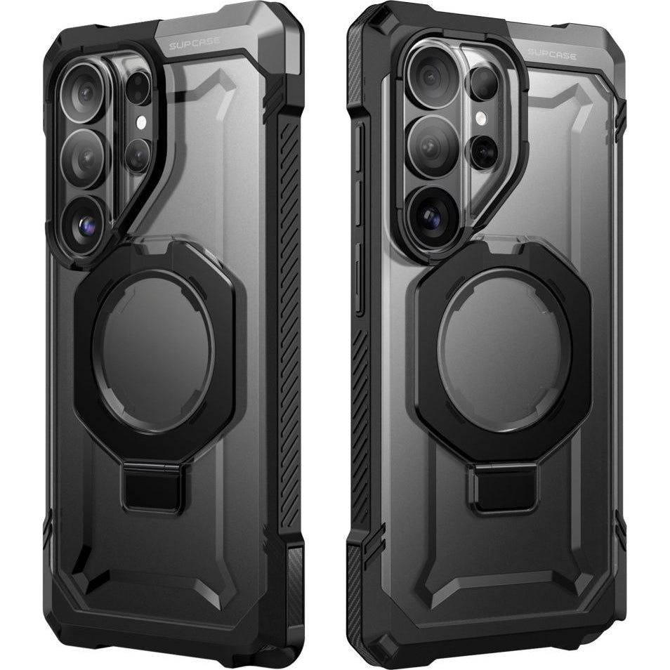 Handyhülle für Galaxy S26 Ultra, Supcase UB Grip Mag mit MagSafe, Schwarz und Transparent