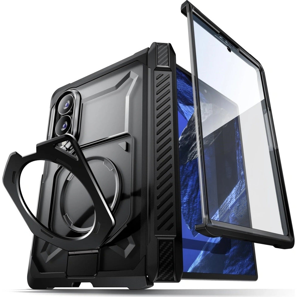 Handyhülle für Galaxy Z Fold8, Supcase UB Grip Mag, mit MagSafe, Schwarz-Transparent
