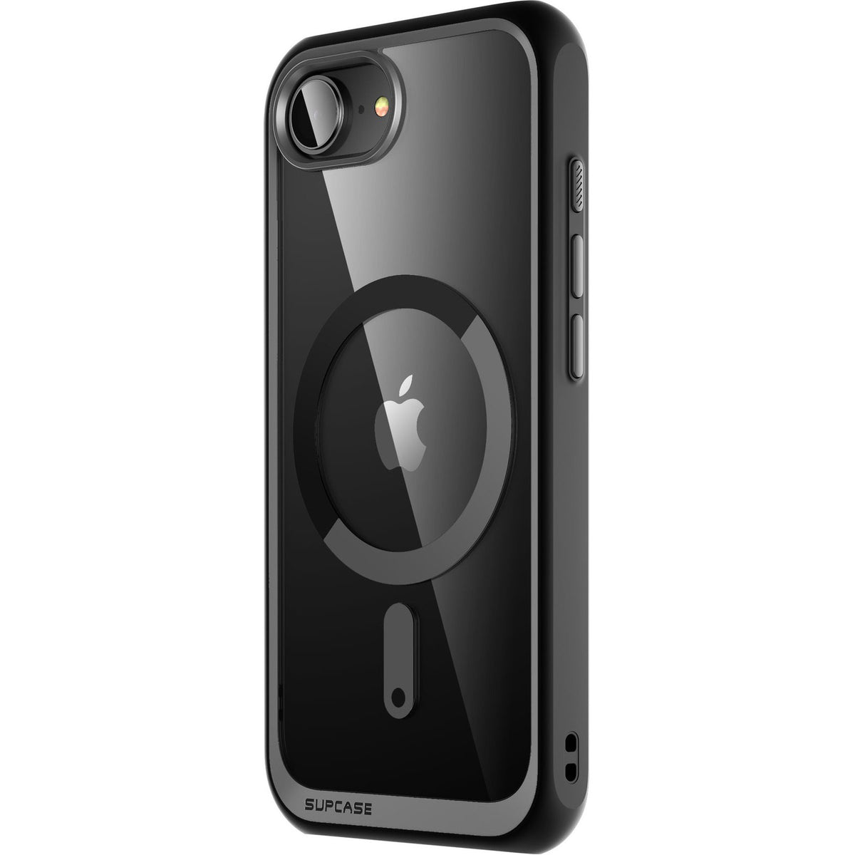 Handyhülle für iPhone 17e / 16e, Supcase UB Mag mit MagSafe, Transparent-Schwarz