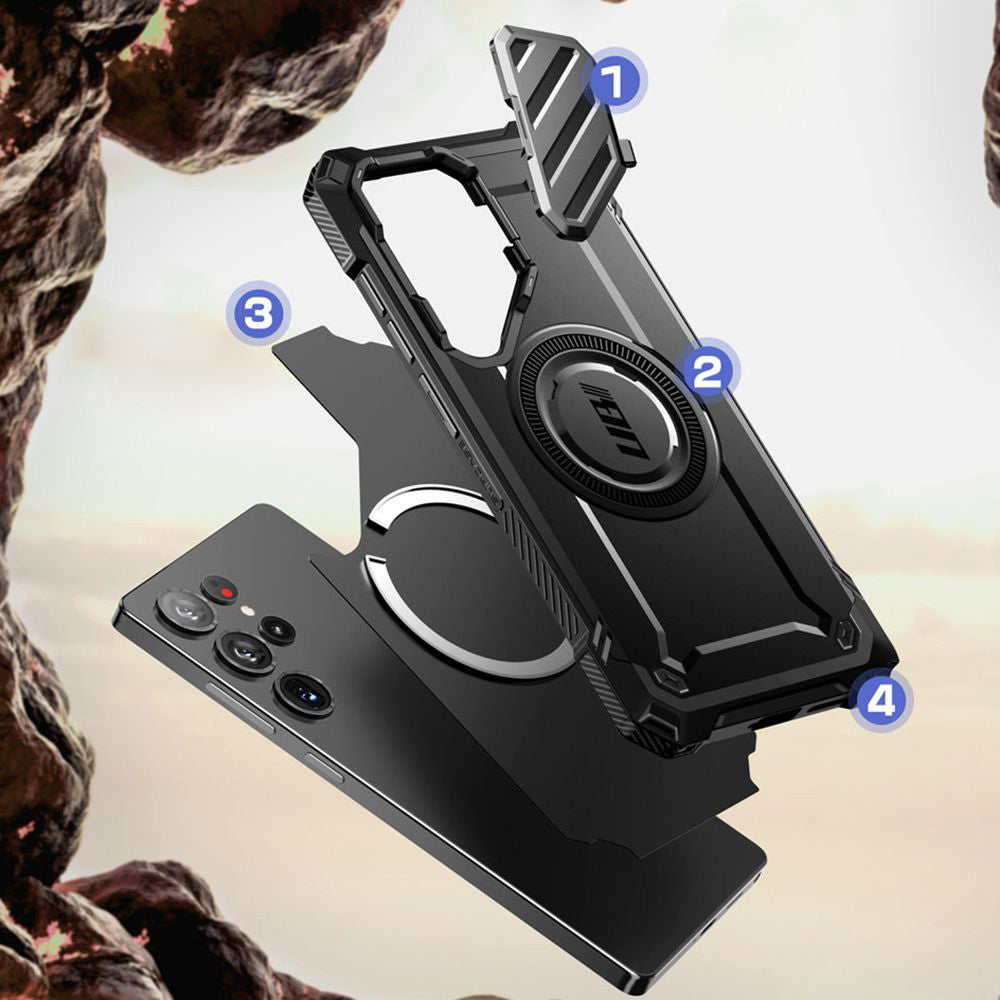 Handyhülle für Galaxy S25 Ultra, Supcase UB Mag XT mit MagSafe, Schwarz