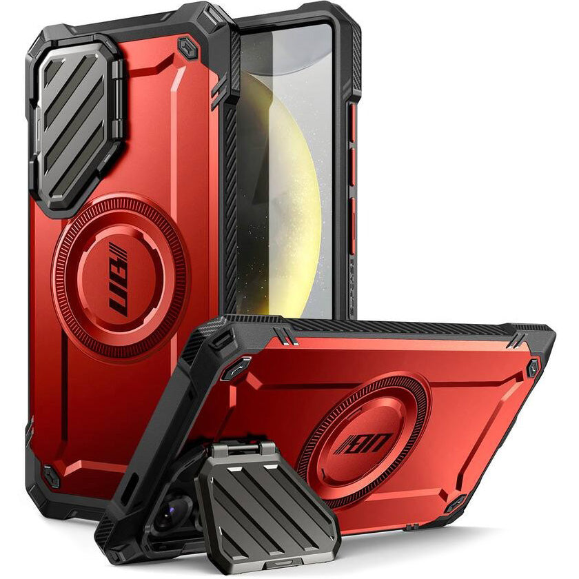 Handyhülle für Galaxy S25 Ultra, Supcase UB Mag XT mit MagSafe, Rot
