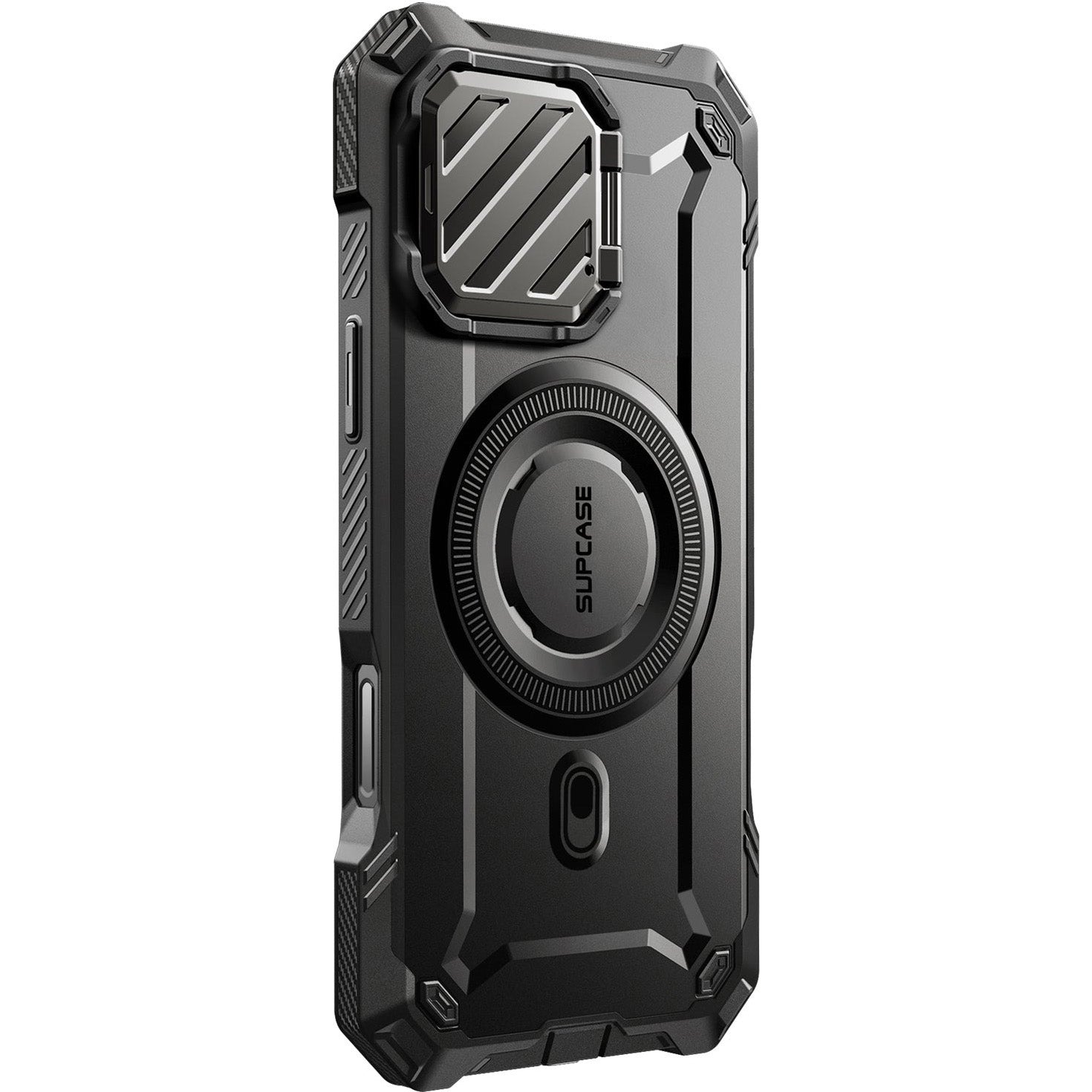 Handyhülle für iPhone 16, Supcase UB Mag XT mit MagSafe, Schwarz