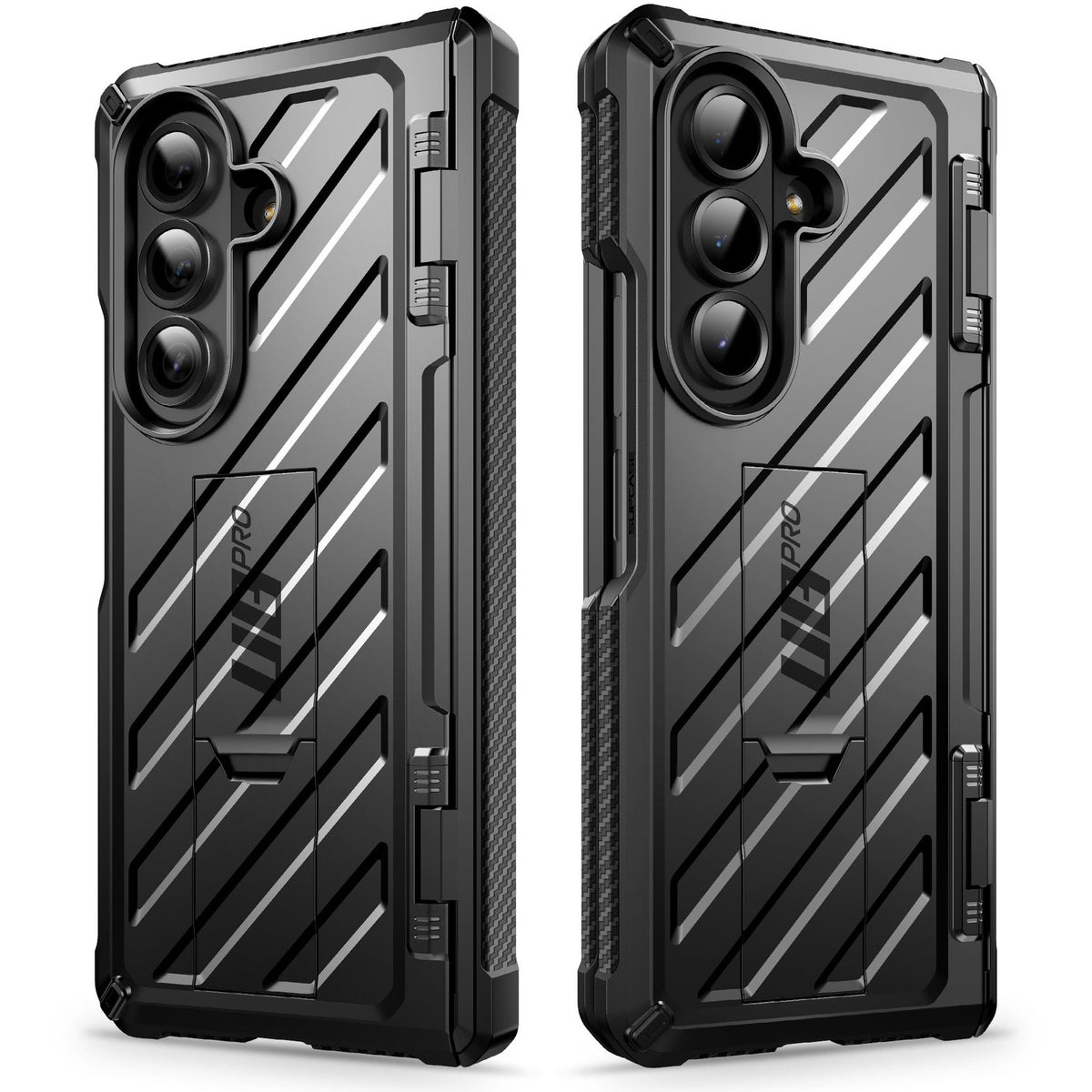 Handyhülle + Glas für Galaxy Z Fold7, Supcase UB Pro BackSP 9H, Schwarz