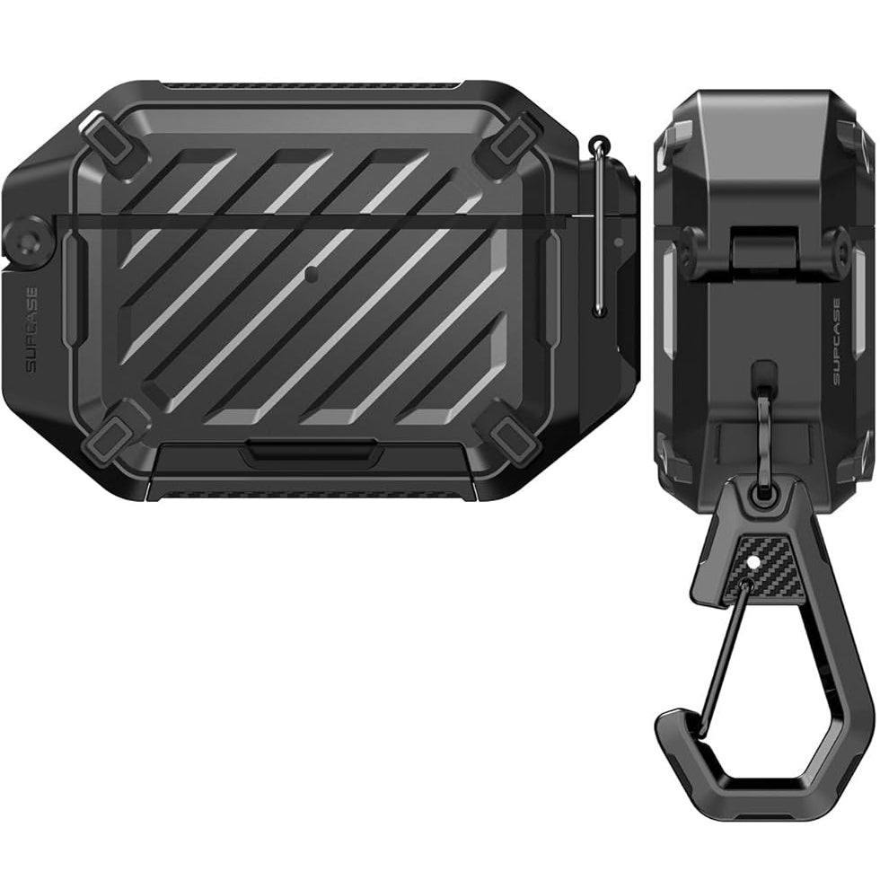 Schutzhülle für AirPods Pro 3, Supcase UB Pro IP68 wasserdicht mit MagSafe, Schwarz