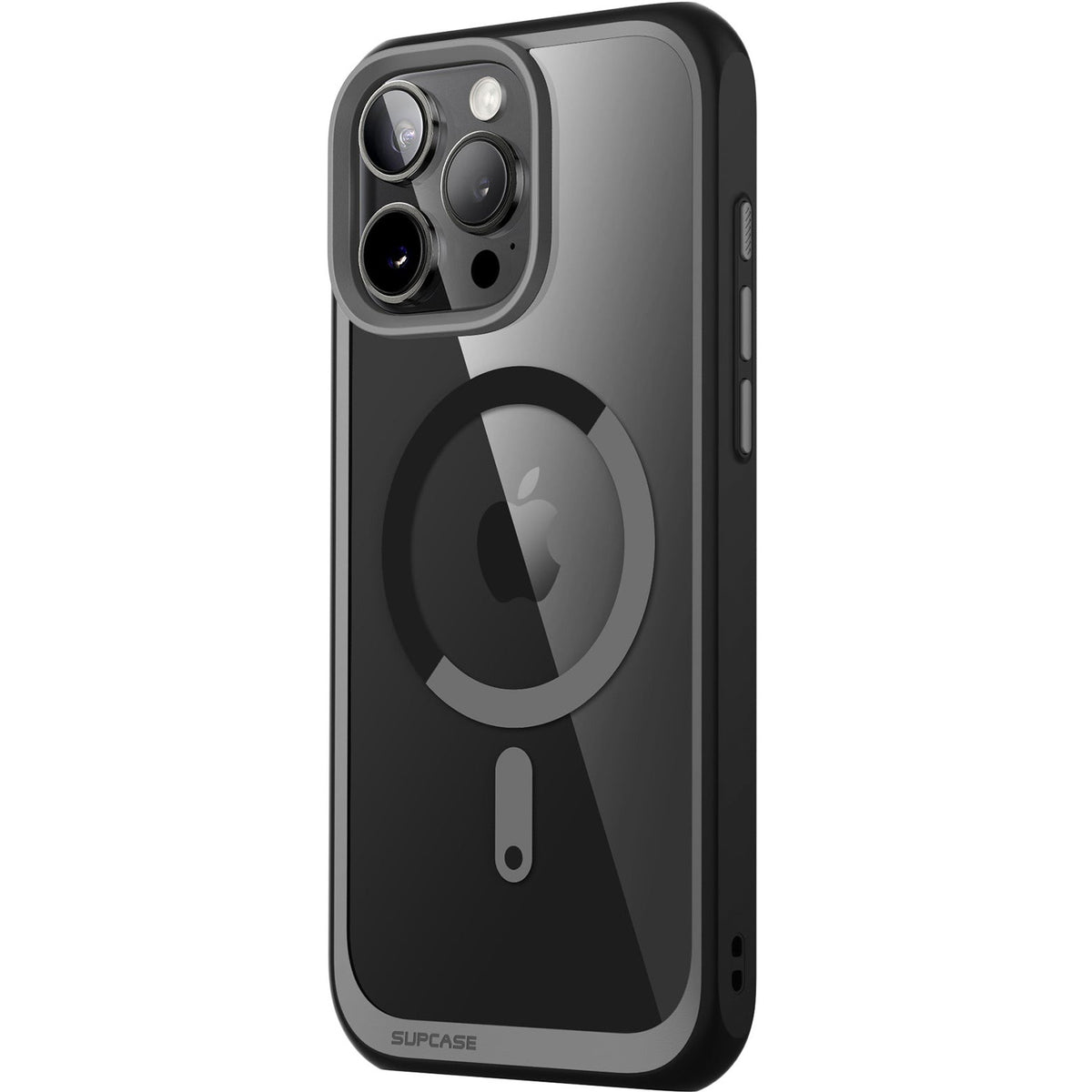 Handyhülle für iPhone 16 Pro, Supcase UB Mag mit MagSafe (CC), Transparent-Schwarz