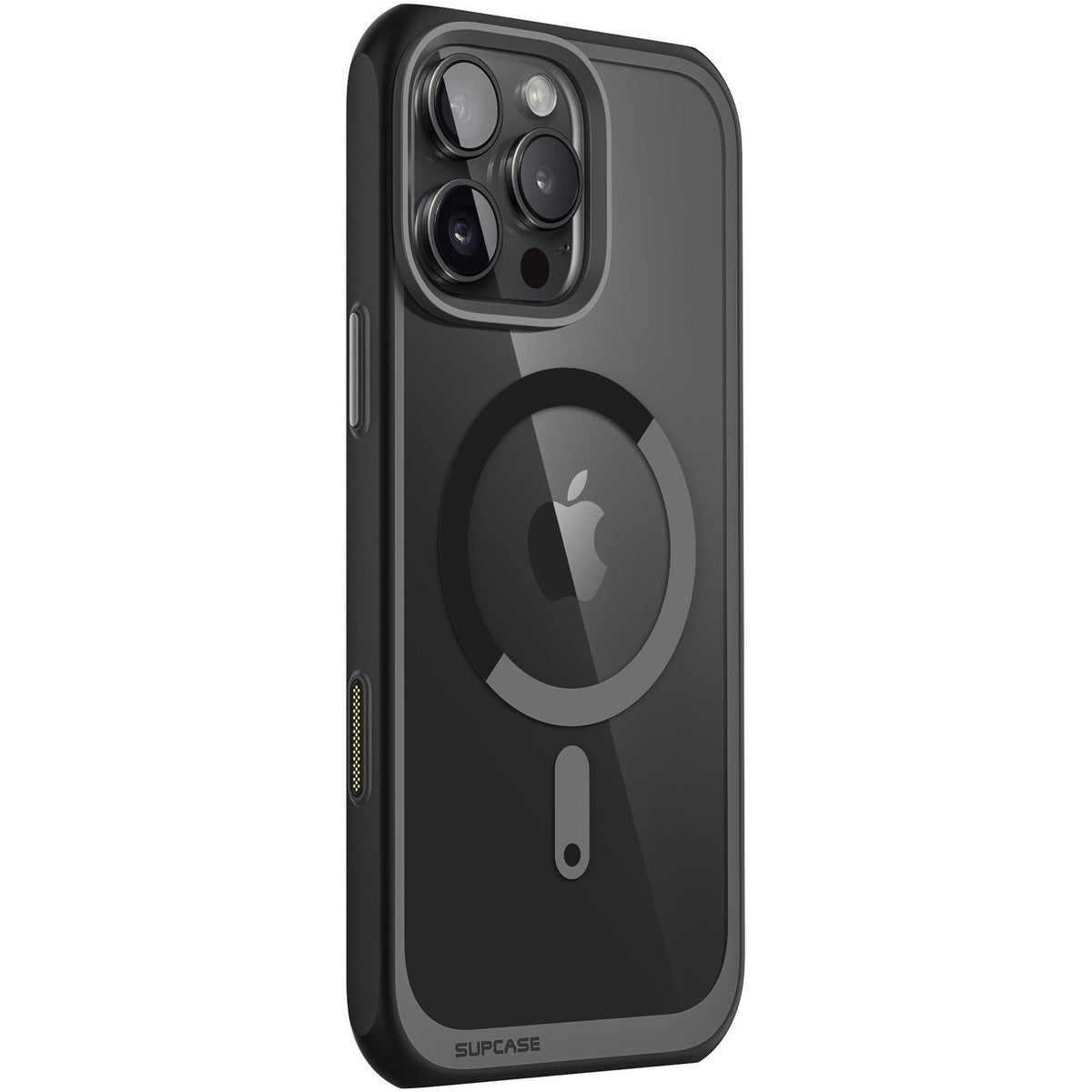 Handyhülle für iPhone 16 Pro, Supcase UB Mag mit MagSafe (CC), Transparent-Schwarz