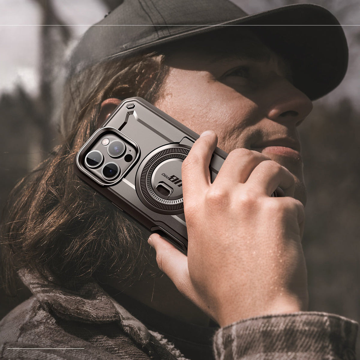 Handyhülle für iPhone 16 Pro Max, Supcase UB Pro Mag mit MagSafe SP, Schwarz