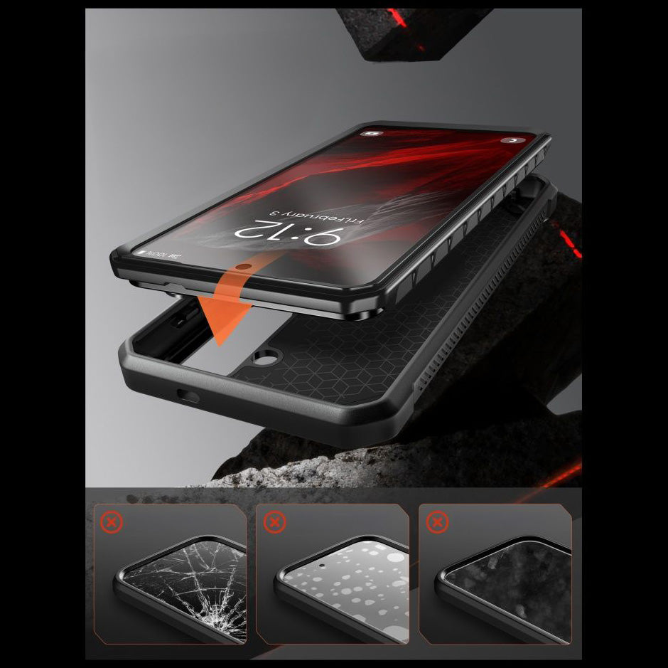 Handyhülle für Galaxy S26, Supcase UB Pro Mag mit MagSafe SP+noSP, Schwarz