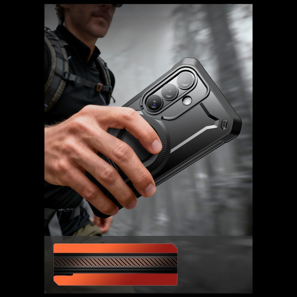 Handyhülle für Galaxy S26 Plus, Supcase UB Pro Mag mit MagSafe SP+noSP, Schwarz