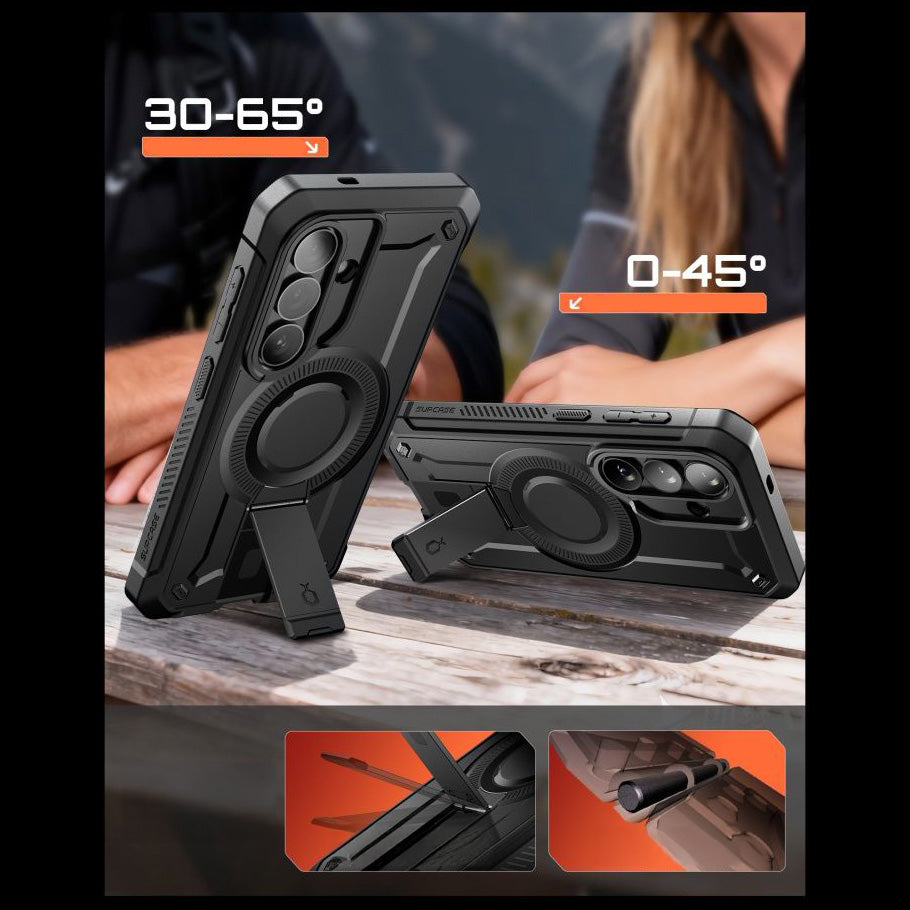 Handyhülle für Galaxy S26 Plus, Supcase UB Pro Mag mit MagSafe SP+noSP, Schwarz