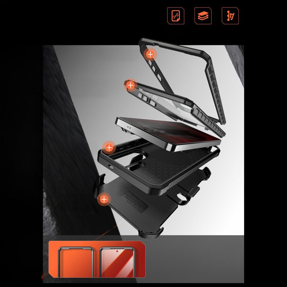 Handyhülle für Galaxy S26 Ultra, Supcase UB Pro Mag mit MagSafe SP+noSP, Schwarz