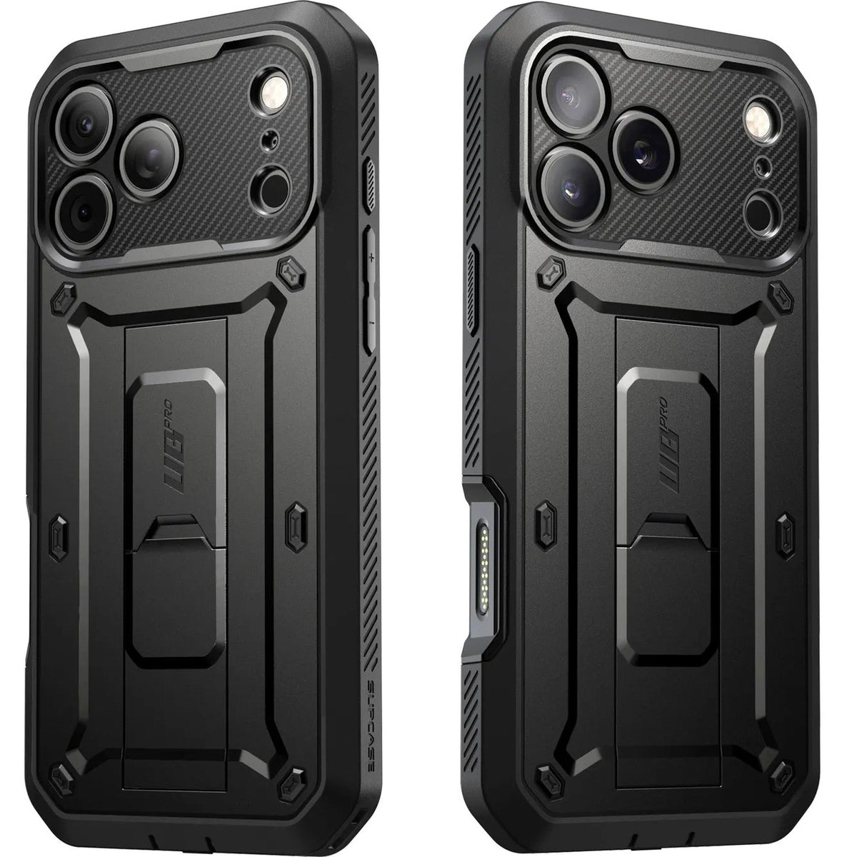Handyhülle für iPhone 17 Pro, Supcase UB Pro SP (CC), Schwarz