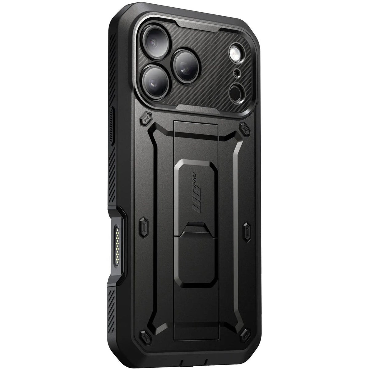 Handyhülle für iPhone 18 Pro, Supcase UB Pro SP (CC), Schwarz (12/13)