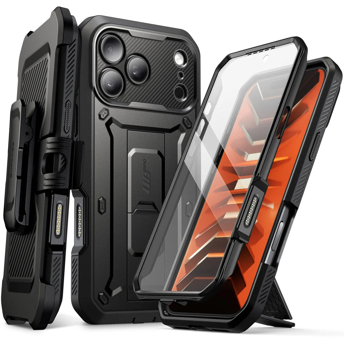 Handyhülle für iPhone 18 Pro Max, Supcase UB Pro SP (CC), Schwarz (1/13)