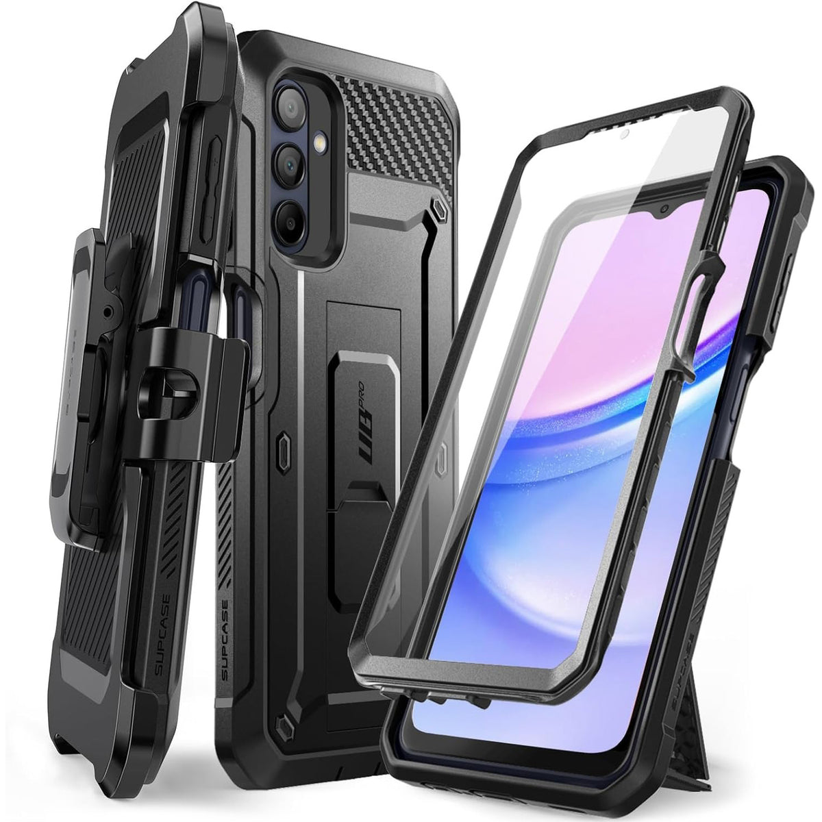 Handyhülle für Galaxy A16 4G / 5G, Supcase UB Pro SP, Schwarz
