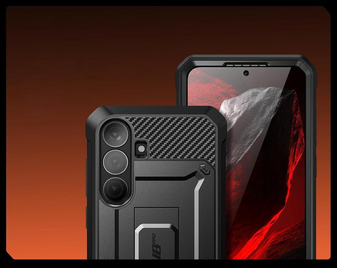 Handyhülle für Galaxy S26 FE, Supcase UB Pro SP, Schwarz (8/12)