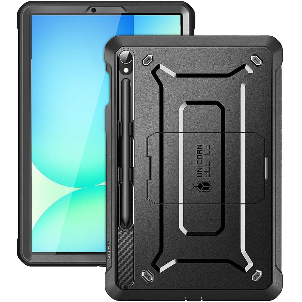 Schutzhülle für Galaxy Tab S10 FE / S10 Lite / S9 FE / S9, Supcase UB Pro SP, Schwarz