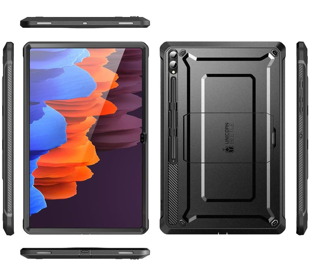 Schutzhülle für Galaxy Tab S10 Ultra / S9 Ultra / S8 Ultra, Supcase UB Pro SP, Schwarz