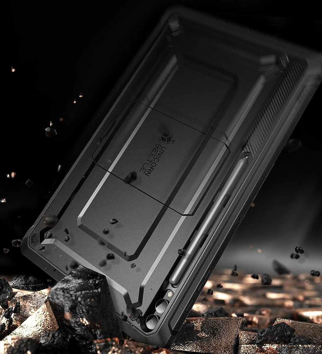 Schutzhülle für Galaxy Tab S10 Ultra / S9 Ultra / S8 Ultra, Supcase UB Pro SP, Schwarz