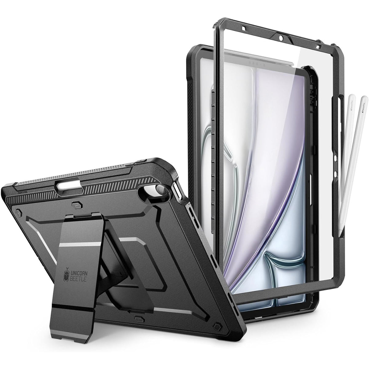 Schutzhülle für iPad Air 11" / 10.9" 2020-2026, Supcase UB Pro Pencil SP, Schwarz