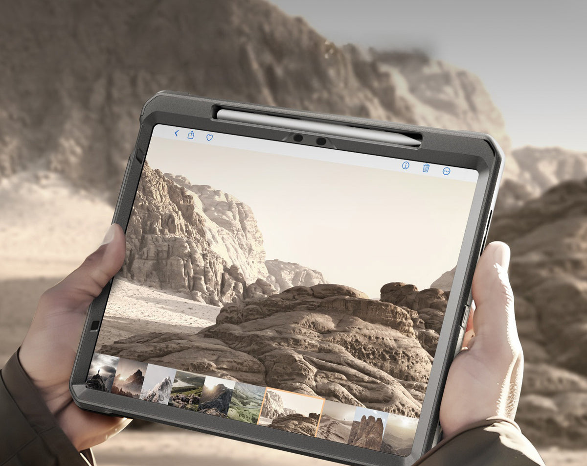 Schutzhülle für iPad Air 11" / 10.9" 2020-2026, Supcase UB Pro Pencil SP, Schwarz