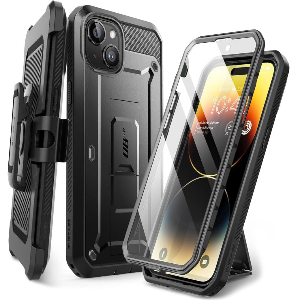 Schutzhülle Supcase UB Pro SP für iPhone 15, Schwarz