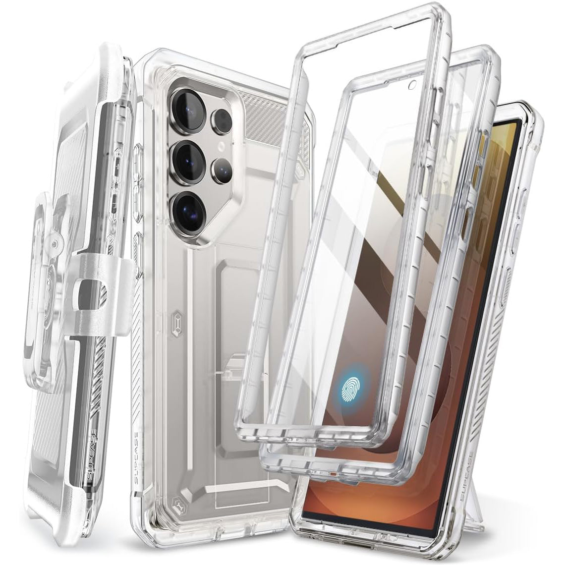 Handyhülle für Galaxy S25 Ultra, Supcase UB Pro SP+noSP, Transparent