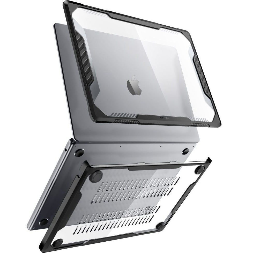 Schutzhülle Supcase Unicorn Beetle UB für MacBook Air 15.3" M5 / M4 / M3 / M2, Schwarz/Transparent