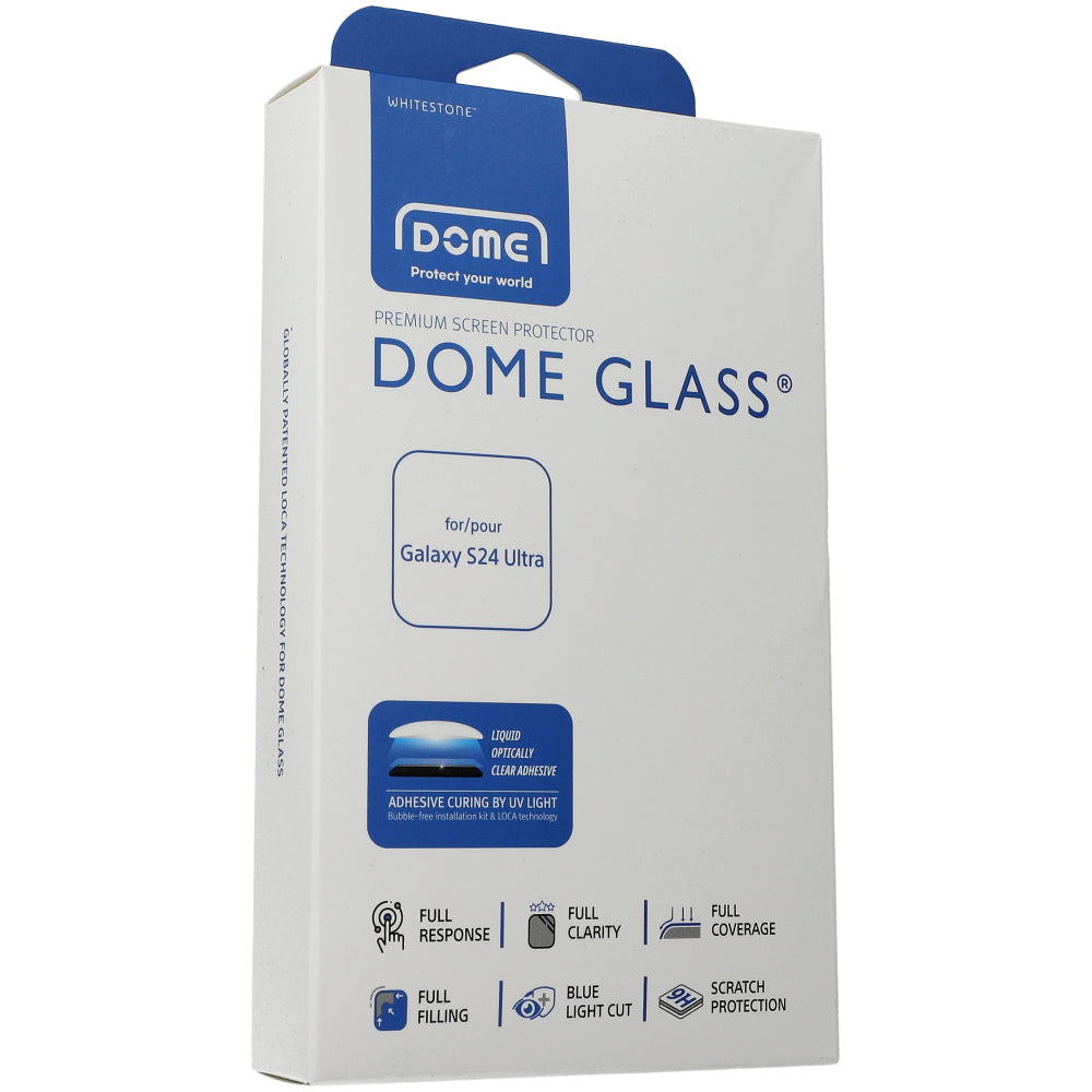 Glas für Galaxy S24 Ultra 5G WhiteStone DOME Glas EZ Replacement