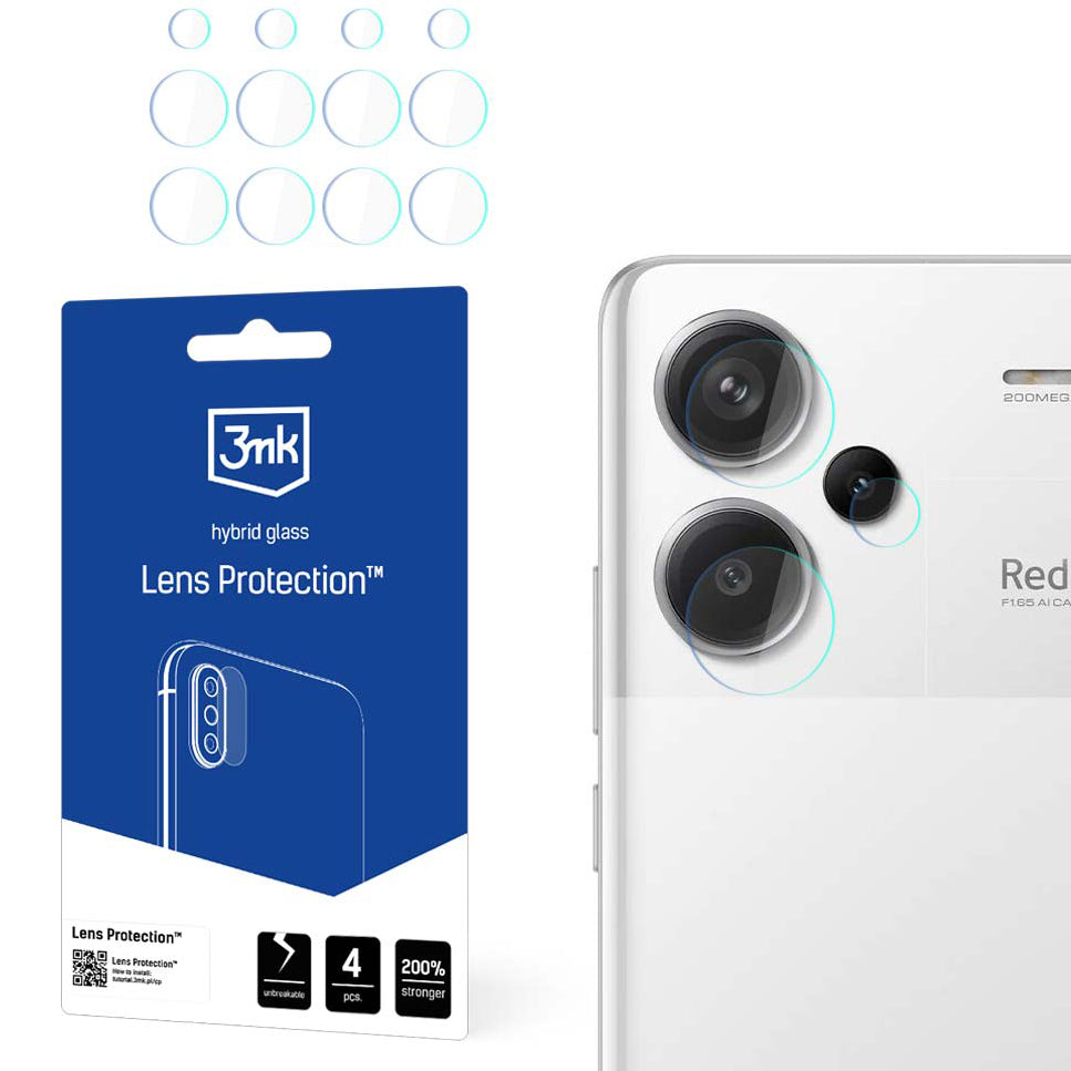 Objektivschutz für Redmi Note 13 Pro Plus 5G 3mk Lens Protection, 4 Sätze