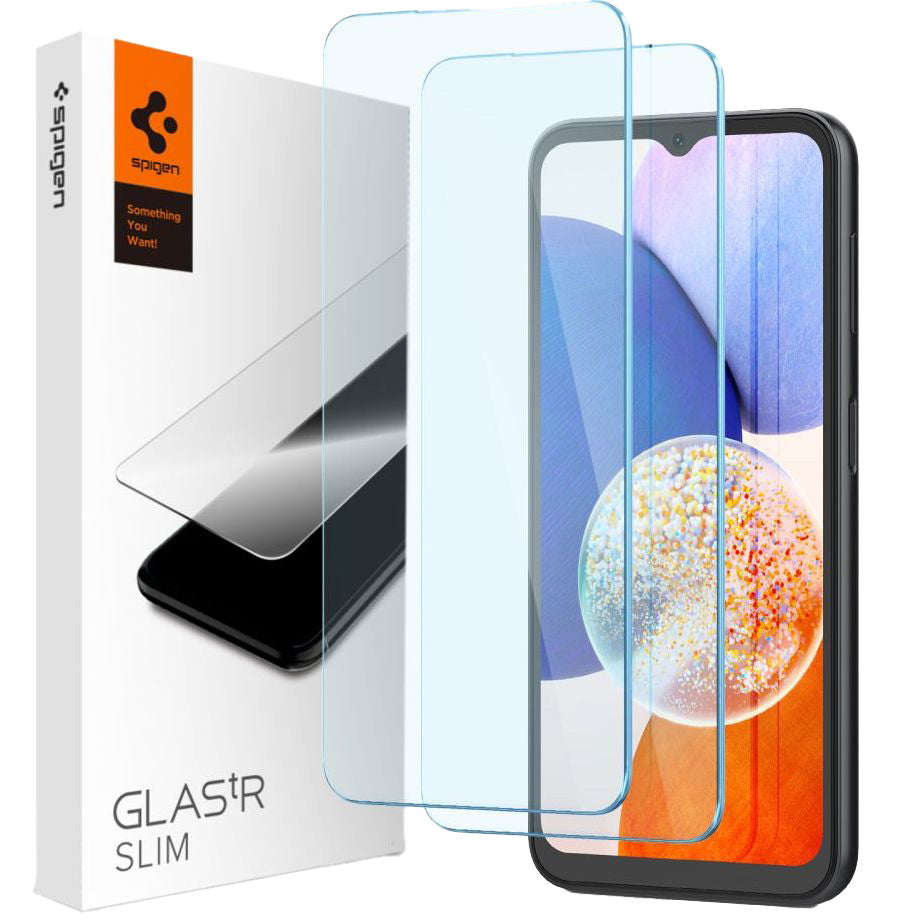 Glas für die Schutzhülle für Galaxy A15 4G / 5G / A25 5G, Spigen Glas.tR Slim 2-Pack