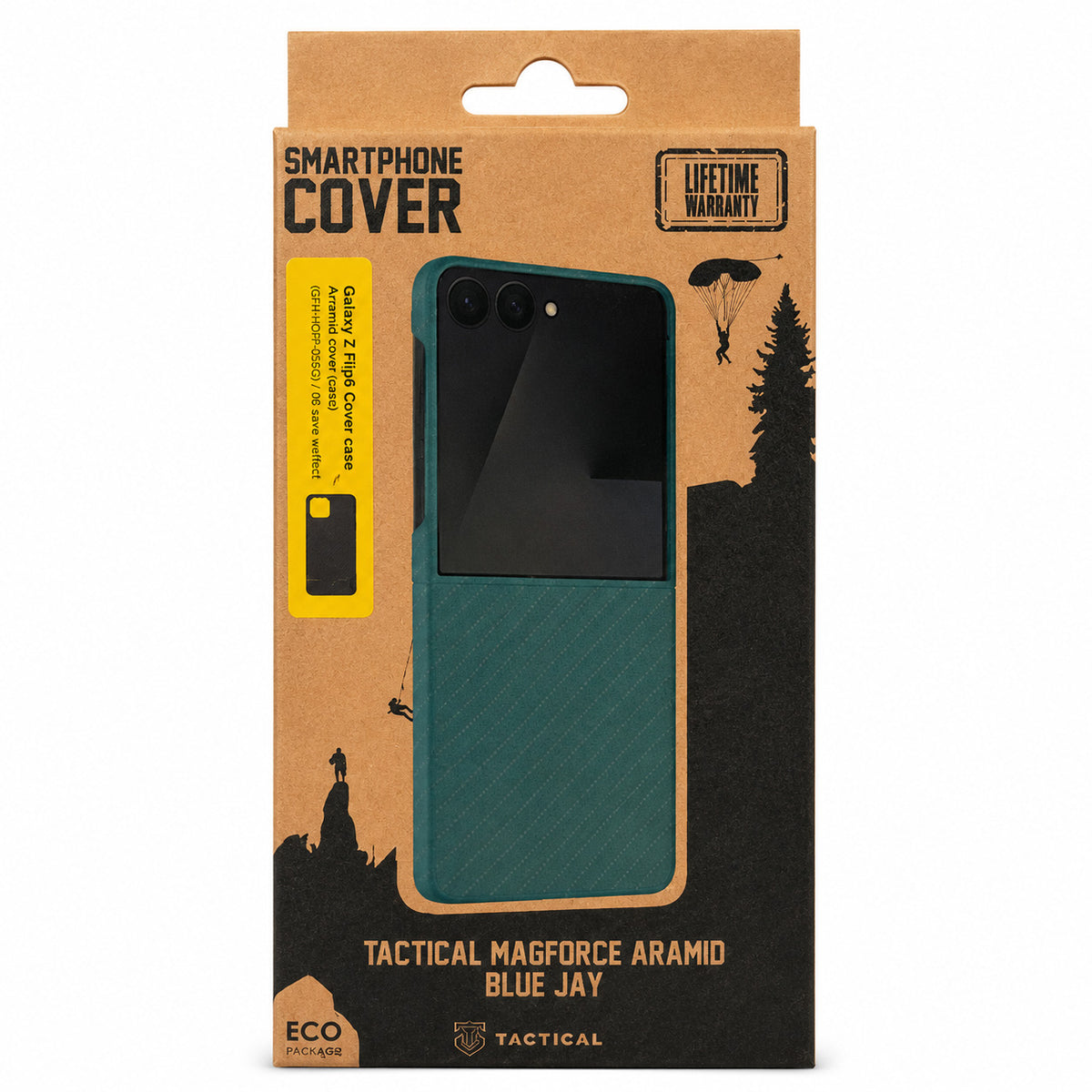 Handyhülle für Samsung Galaxy Z Flip7, Tactical MagForce Aramid, Blau