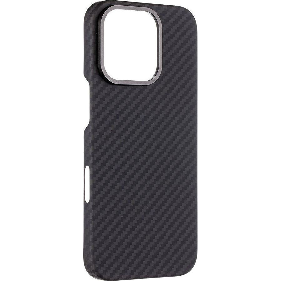 Handyhülle für iPhone 16 Pro mit MagSafe, Tactical MagForce Aramid, Schwarz