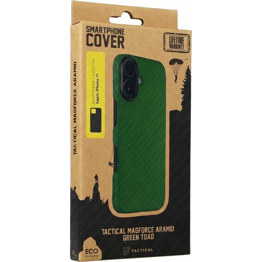 Handyhülle für iPhone 17, Tactical MagForce Aramid, Grün