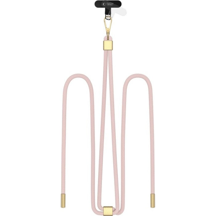 Handy-Schlüsselband für Telefon Tech Protect C2S Rope Crossbody Strap, Rosa