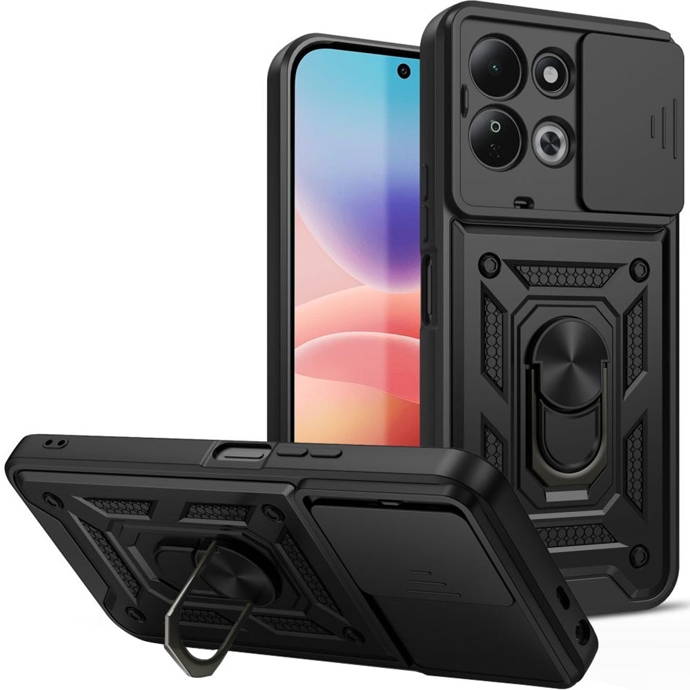 Handyhülle mit Ring für Xiaomi Redmi 17 5G / 4G, Tech-Protect Camshield Pro, (1/9)