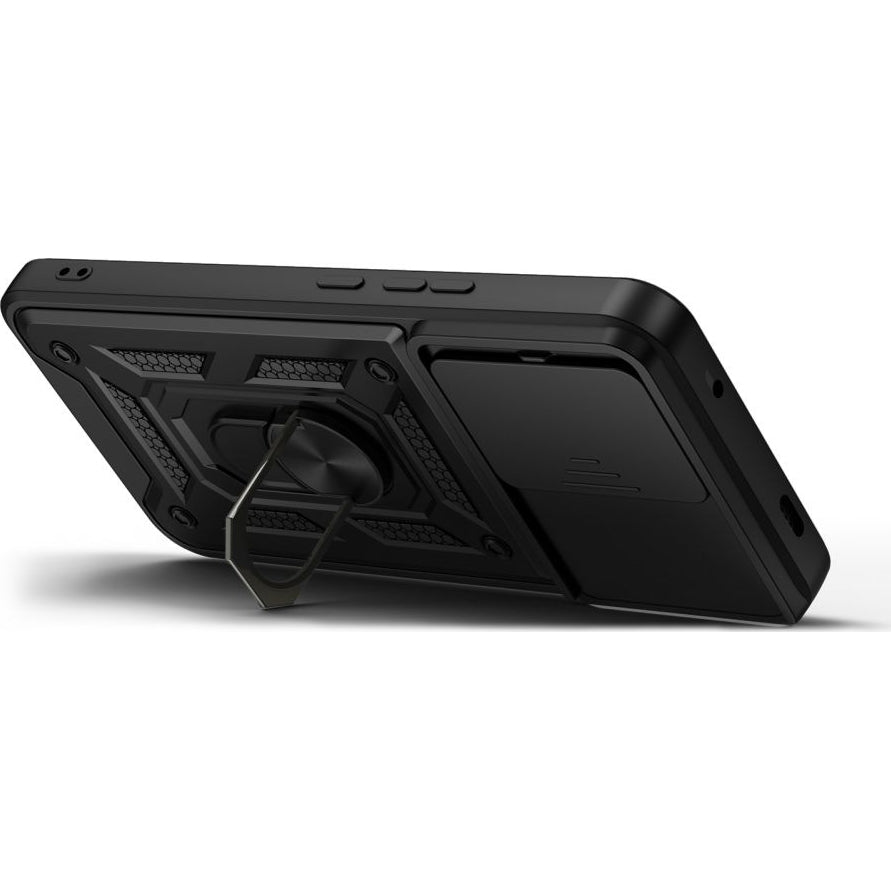 Handyhülle mit Ring für Xiaomi Redmi Note 17 Pro Max 5G, Tech-Protect Camshield Pro, Schwarz (3/7)