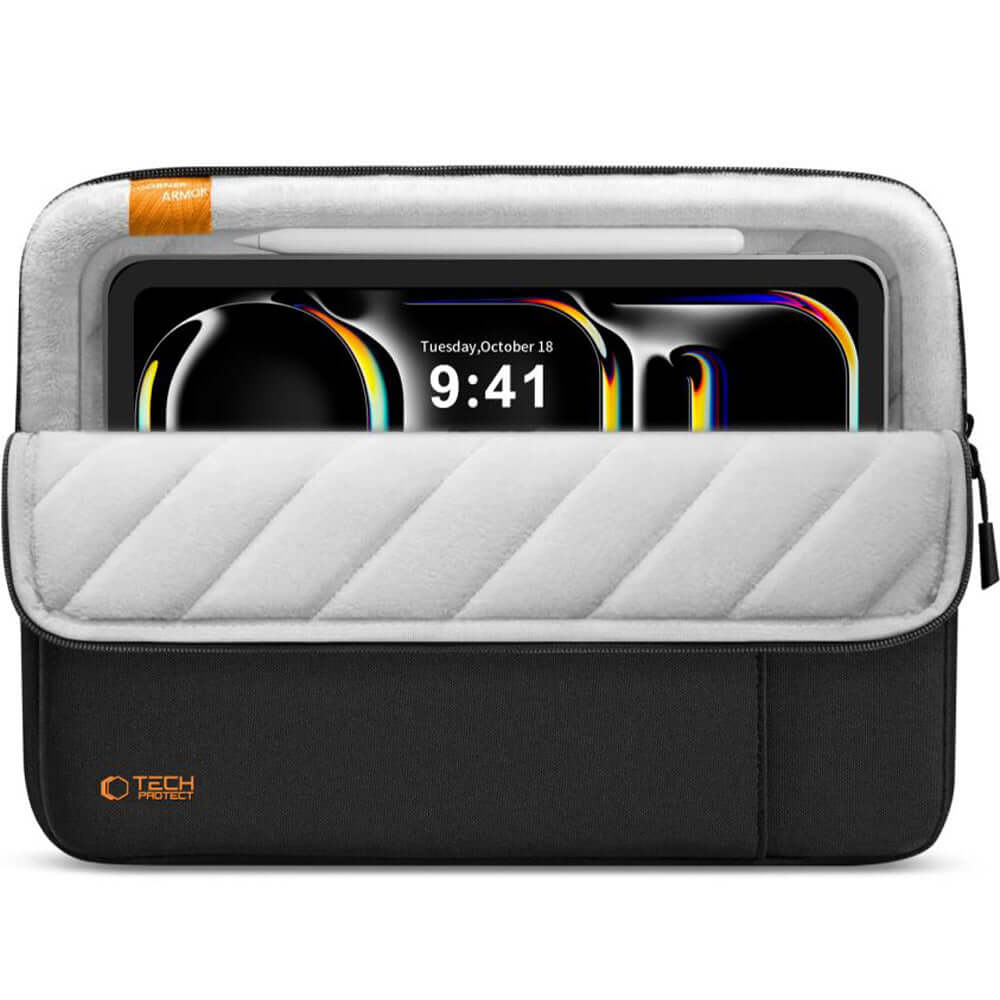 Universal Laptoptasche bis zu 11"-13", Tech-Protect Defender, Schwarz
